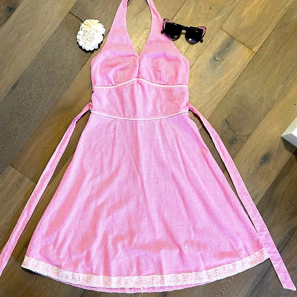 Pink Gingham Dress ๐ - Picture 1 of 5